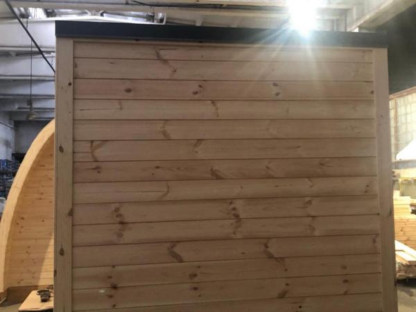 Sauna Holzsauna Holz Design Haus Outdoor Landhaus Garten 2,30x2,30x2,40